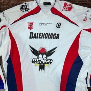 New with Tags 100% Authentic Balenciaga Hockey Tshirt